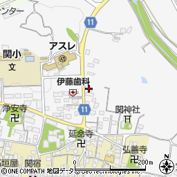 三重県亀山市関町木崎716周辺の地図