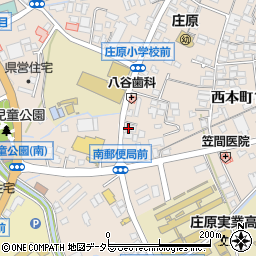 福山通運株式会社　庄原営業所周辺の地図