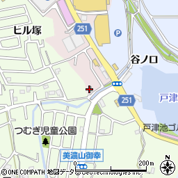 京都府八幡市八幡御幸谷1周辺の地図