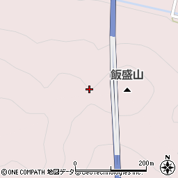 飯盛山トンネル周辺の地図