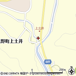 兵庫県相生市矢野町上土井217周辺の地図