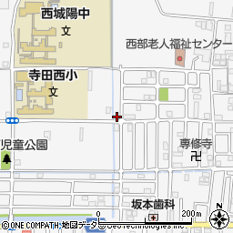京都府城陽市寺田西ノ口91周辺の地図