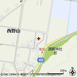 兵庫県赤穂郡上郡町西野山439周辺の地図