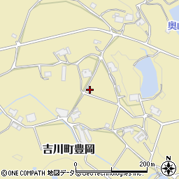 兵庫県三木市吉川町豊岡627周辺の地図