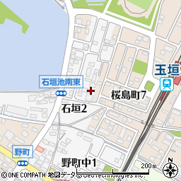 三重県鈴鹿市石垣周辺の地図