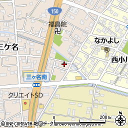 静岡県焼津市三ケ名400周辺の地図