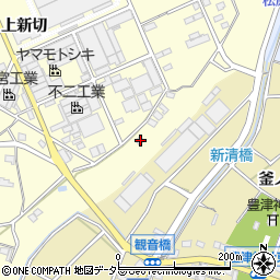 愛知県豊川市一宮町上新切554周辺の地図
