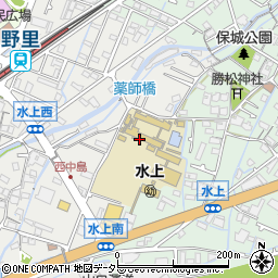 姫路市立水上小学校　学童保育園周辺の地図