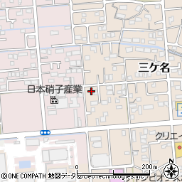 静岡県焼津市三ケ名353周辺の地図