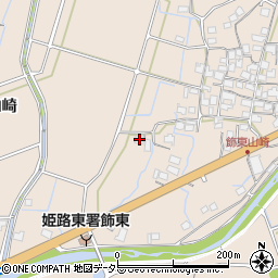 兵庫県姫路市飾東町山崎619周辺の地図