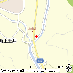 兵庫県相生市矢野町上土井272周辺の地図