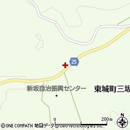 広島県庄原市東城町三坂463周辺の地図