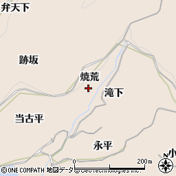 愛知県豊川市金沢町焼荒周辺の地図