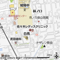 上林動物病院周辺の地図