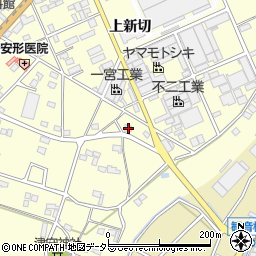 愛知県豊川市一宮町上新切146-1周辺の地図