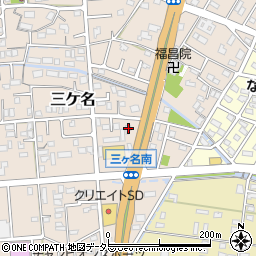 静岡県焼津市三ケ名385周辺の地図
