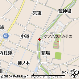 愛知県豊川市金沢町下鳥居周辺の地図