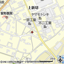 愛知県豊川市一宮町上新切146周辺の地図
