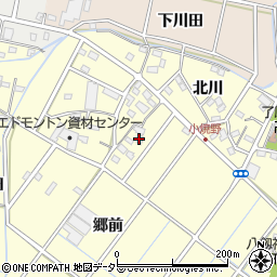 愛知県西尾市小焼野町西川周辺の地図