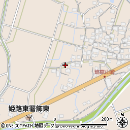兵庫県姫路市飾東町山崎578周辺の地図