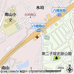 京都府八幡市八幡南山76周辺の地図