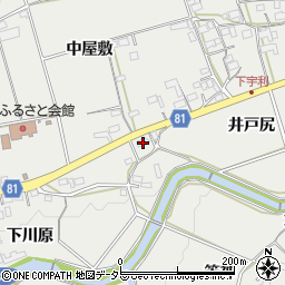 愛知県新城市富岡中屋敷42周辺の地図
