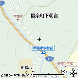滋賀県甲賀市信楽町下朝宮345-4周辺の地図
