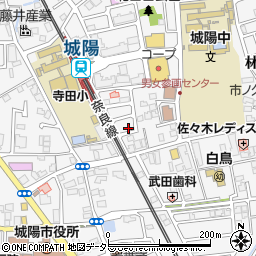 京都府城陽市寺田林ノ口7周辺の地図