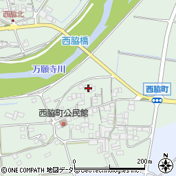 兵庫県小野市西脇町257周辺の地図