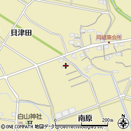 愛知県新城市中宇利南原87周辺の地図