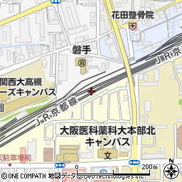 大阪府高槻市古曽部町2丁目4周辺の地図