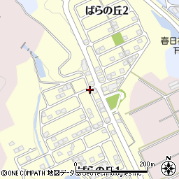静岡県島田市ばらの丘周辺の地図