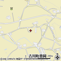 兵庫県三木市吉川町豊岡580周辺の地図