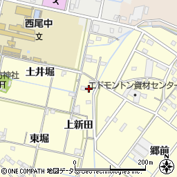 愛知県西尾市今川町上新田19周辺の地図