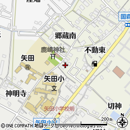 愛知県西尾市国森町不動東1-1周辺の地図