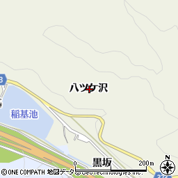 愛知県額田郡幸田町荻八ツケ沢周辺の地図
