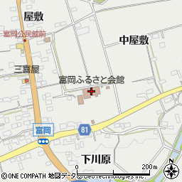 富岡ふるさと会館周辺の地図