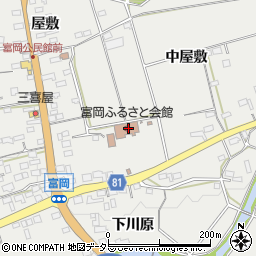 富岡公民館周辺の地図