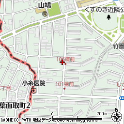 京都府八幡市男山金振25-8周辺の地図