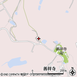 兵庫県三木市口吉川町善祥寺14周辺の地図