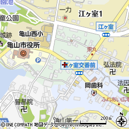 三重県亀山市東丸町周辺の地図