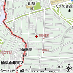 京都府八幡市男山金振25-20周辺の地図
