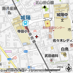 京都府城陽市寺田林ノ口2-18周辺の地図