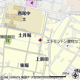 愛知県西尾市今川町土井堀25周辺の地図