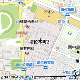 兵庫県姫路市増位本町周辺の地図