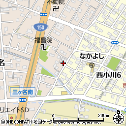 静岡県焼津市三ケ名530-1周辺の地図
