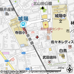 京都府城陽市寺田林ノ口2-2周辺の地図