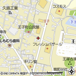 兵庫県小野市王子町周辺の地図