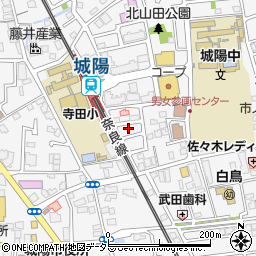 京都府城陽市寺田林ノ口2周辺の地図