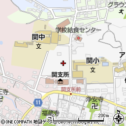 三重県亀山市関町木崎925周辺の地図